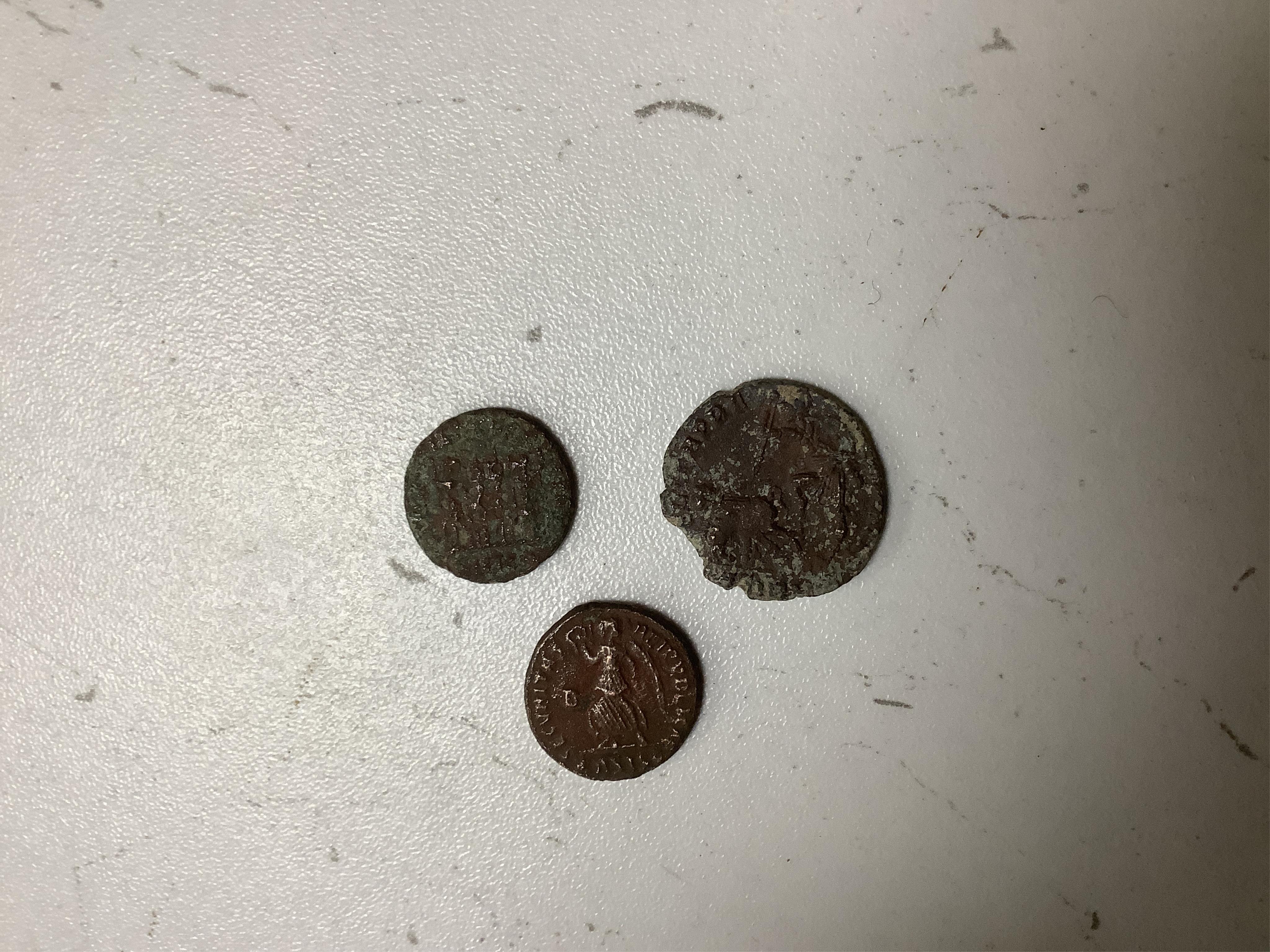 British Hammered coins, including a groat, Charles I shilling, Edward penny, two Roman AR denarius, other coins